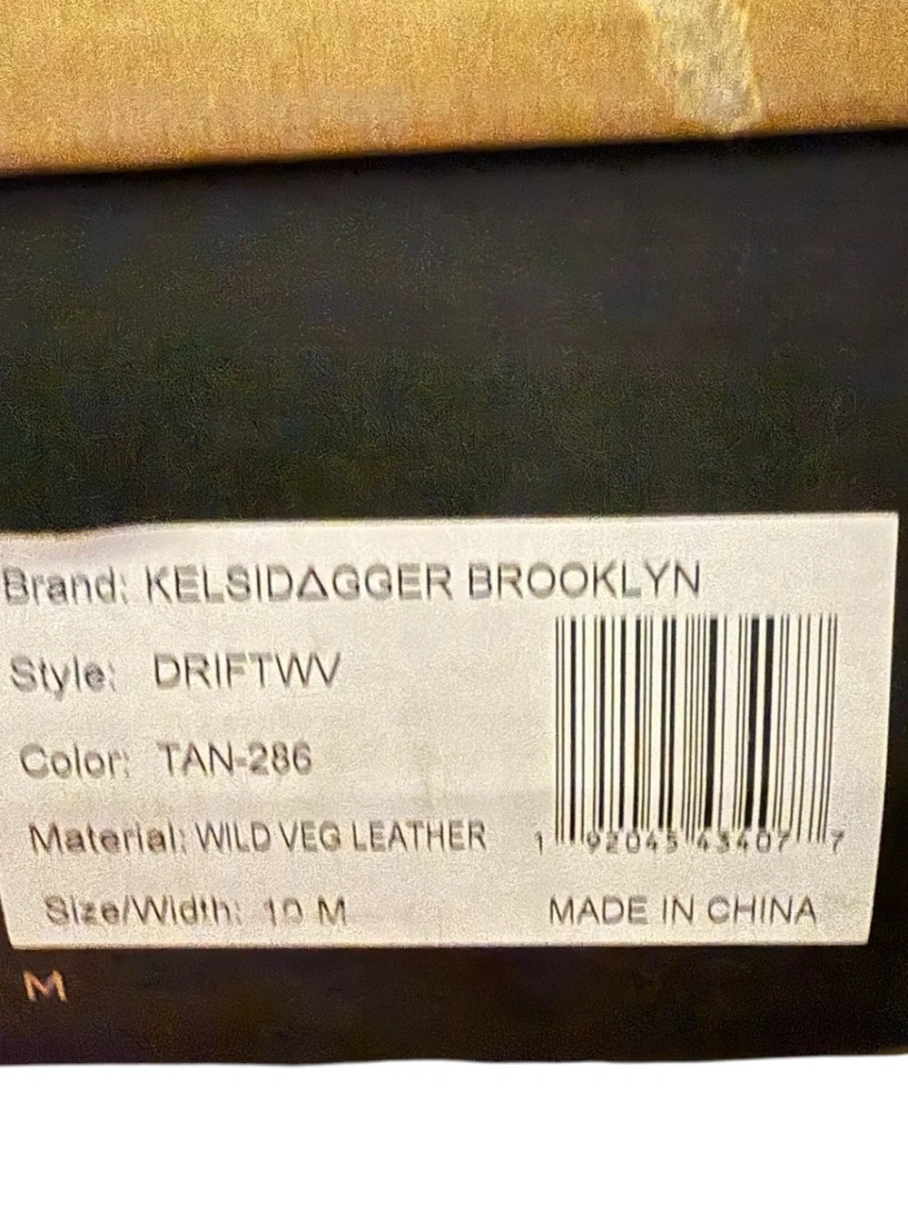 Kelsi Dagger Brooklyn Drift Tan Leather Platform Sandals Size 10 NIB